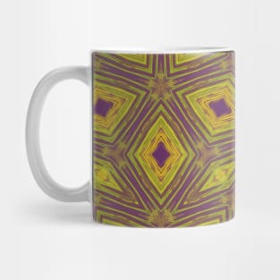 Retro Colored Diamond Shaped Pattern - WelshDesignsTP004 Mug